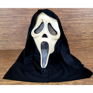 Vintage Easter Unlimited INC Ghost Face Mask Scream 90s Horror Costume RARE